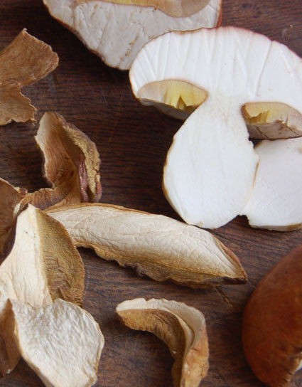 Wine Forest Wild Foods fresh and slices of dried wild porcini