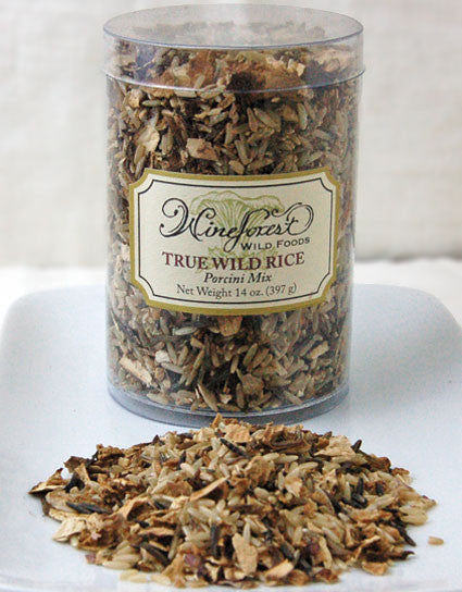 Wine Forest Wild Foods gluten-free True Wild Rice with rices and dried mushrooms